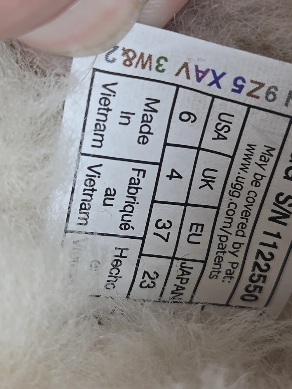 UGG Disquette Platform Suede Fur Slides Sand Size 6 - Picture 14 of 15